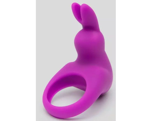 Фиолетовое эрекционное виброкольцо Happy Rabbit Cock Ring Kit