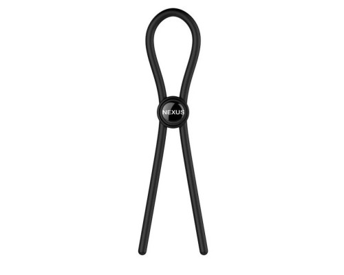Черное эрекционное лассо Nexus Forge Single