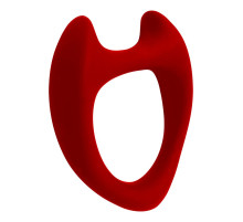 Красное эрекционное кольцо Toro L