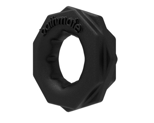 Чёрное эрекционное кольцо Spartan