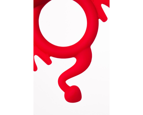 Красное эрекционное кольцо на пенис JOS COCKY DEVIL