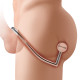 Кольцо на пенис с анальным стимулятором Stainless Steel Anal Hook   Cock Ring