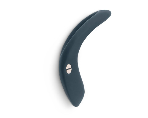 Чёрное эрекционное виброкольцо We-vibe Verge