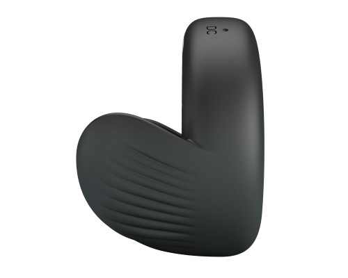 Черное эрекционное виброкольцо Quentin