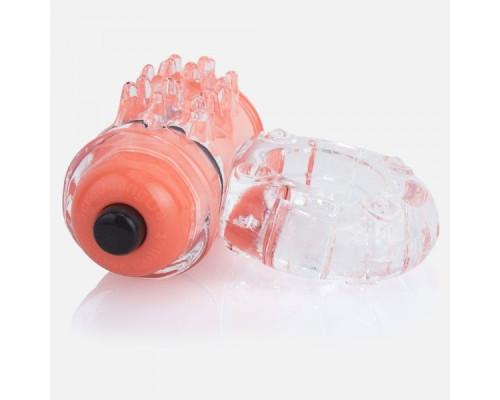 Неоновое оранжевое кольцо на пенис O wow!