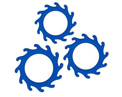 Набор из 3 синих эрекционных колец Renegade Gears