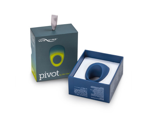 Синее эрекционное виброкольцо We-vibe Pivot