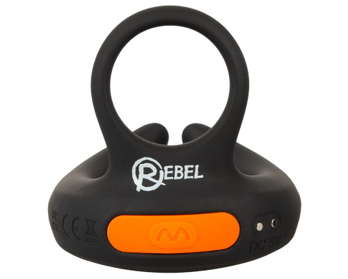 Черный вибростимулятор мошонки RC Scrotum Stimulator with Vibration