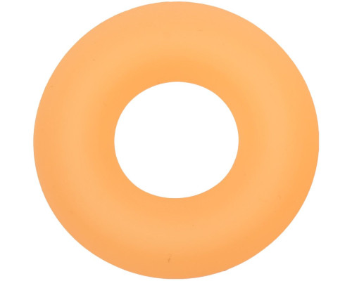 Оранжевое люминесцентное эрекционное кольцо Glow-In-The-Dark Liquid Silicone Prolong Medium Ring