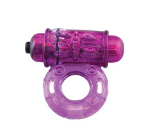 Фиолетовое эрекционное виброкольцо OWOW PURPLE