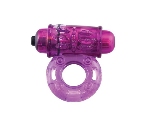 Фиолетовое эрекционное виброкольцо OWOW PURPLE