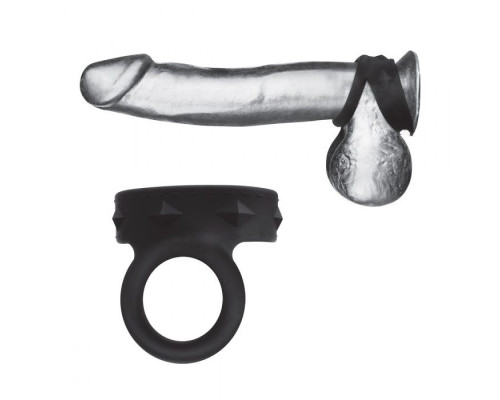 Черное двойное силиконовое кольцо С B GEAR