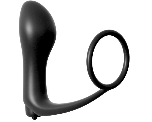 Анальная пробка с вибрацией с эрекционным кольцом Ass-Gasm Cockring Vibrating Plug