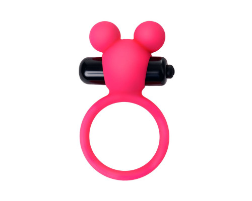 Розовое виброкольцо на пенис A-Toys