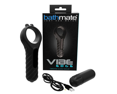 Черный вибростимулятор Edge Vibe