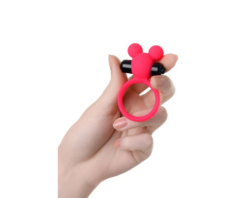 Розовое виброкольцо на пенис A-Toys