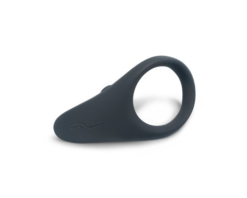 Чёрное эрекционное виброкольцо We-vibe Verge