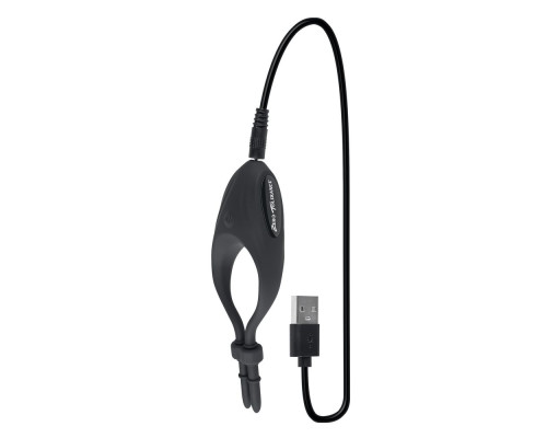 Черное эрекционное вибролассо Perfect Fit