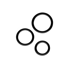 Набор из 3 эрекционных колец SILICONE COCKRINGS