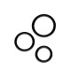 Набор из 3 эрекционных колец SILICONE COCKRINGS