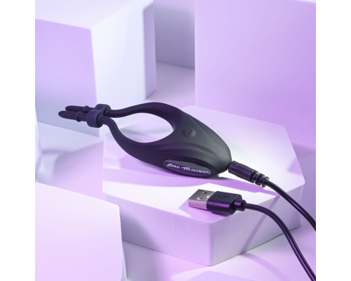 Черное эрекционное вибролассо Perfect Fit