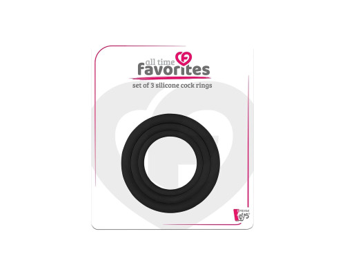 Набор из 3 эрекционных колец SILICONE COCKRINGS
