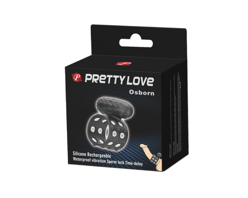 Широкое эрекционное кольцо с вибрацией Osborn