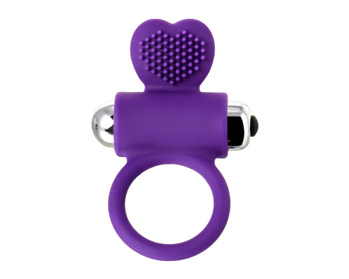 Фиолетовое виброкольцо с ресничками JOS PERY
