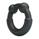 Черное эрекционное кольцо Meco