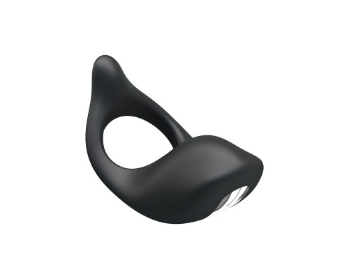 Черное перезаряжаемое эрекционное кольцо Gemma