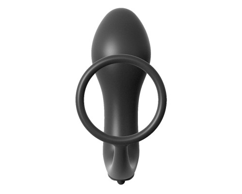 Анальная пробка с вибрацией с эрекционным кольцом Ass-Gasm Cockring Vibrating Plug