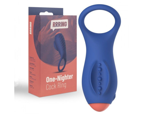 Синее эрекционное кольцо RRRING One Nighter Cock Ring