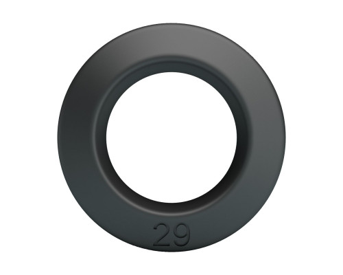 Черное эрекционное кольцо Brodan