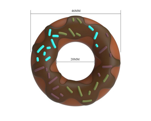 Эрекционное кольцо в форме пончика Choko