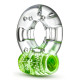 Зеленое эрекционное виброкольцо Arouser Vibrating C-Ring