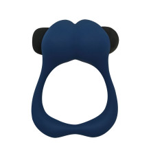 Синее эрекционное виброкольцо Nutty