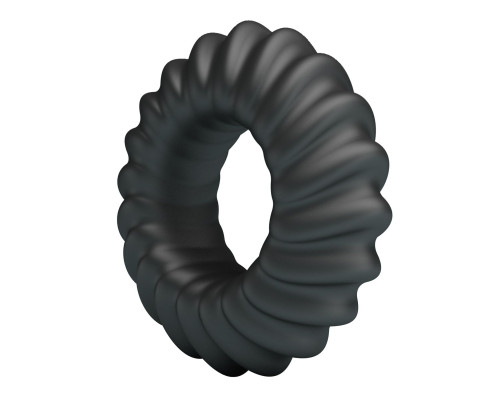 Черное эрекционное кольцо Fitz