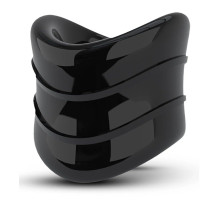 Черное эрекционное кольцо на мошонку Beef Ball Stretcher Snug X Long