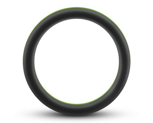 Черно-зеленое эрекционное кольцо Silicone Go Pro Cock Ring