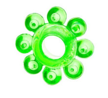 Зеленое эрекционное кольцо-цветок