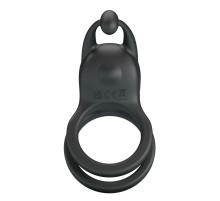 Черное перезаряжаемое виброкольцо Goodwin