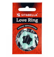 Цветное эрекционное кольцо с 5 бусинами Love Ring