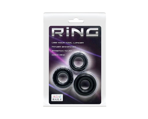 Набор из 3 эрекционных колец различного размера