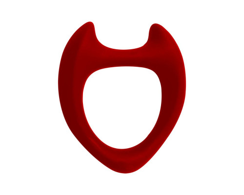 Красное эрекционное кольцо Toro L