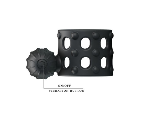 Широкое эрекционное кольцо с вибрацией Osborn