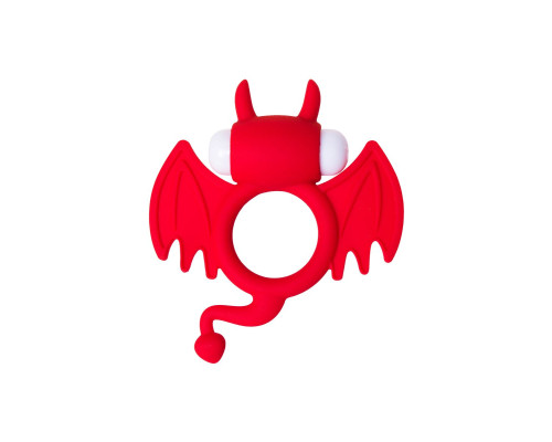 Красное эрекционное кольцо на пенис JOS COCKY DEVIL
