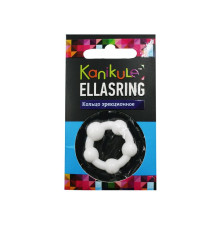 Цветное эрекционное кольцо с шариками Ellasring