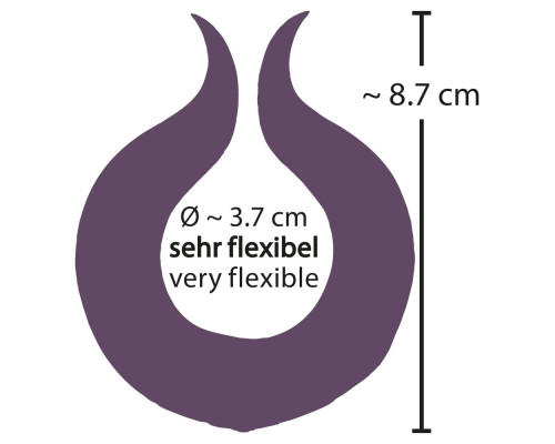 Вибратор для пар Two Motors Couple’s Ring в форме кольца
