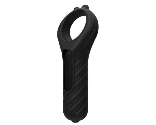 Черный вибростимулятор Edge Vibe