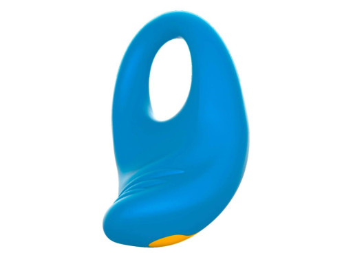 Синее эрекционное виброкольцо Romp Juke